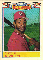 1986 Topps Glossy All-Stars Gray Stock Baseball Cards     016      Ozzie Smith